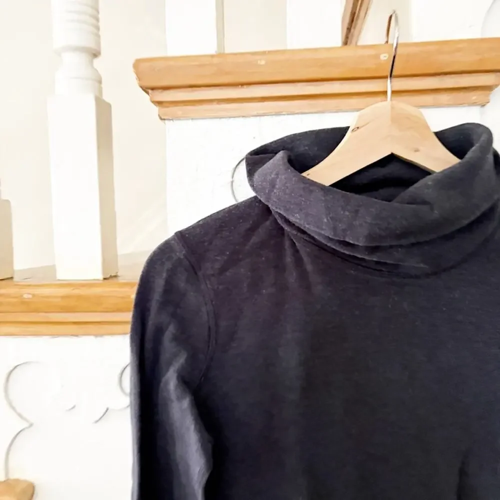 Lululemon Double Up Reversible Pullover Black Double‑Knit Cotton Modal Size S